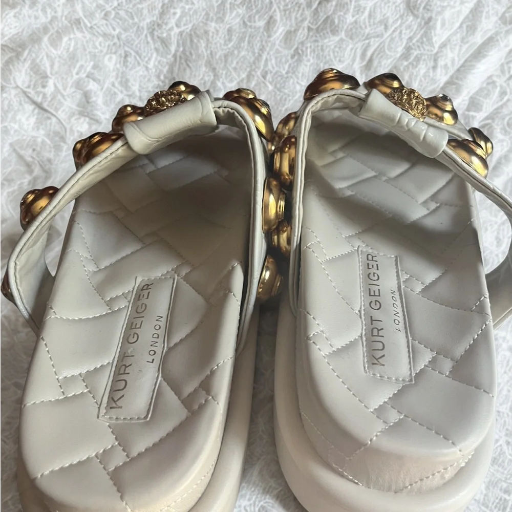 Kurt Geiger white quilted